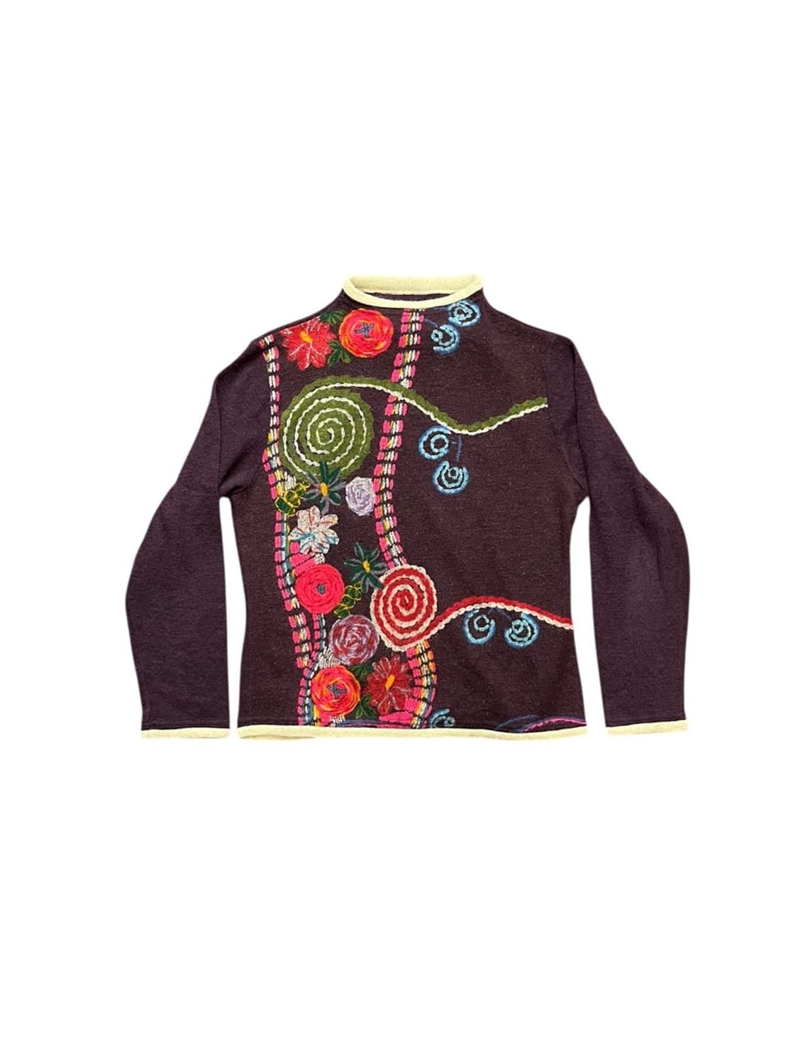 FLOWER PATTERN KNIT 상품이미지1