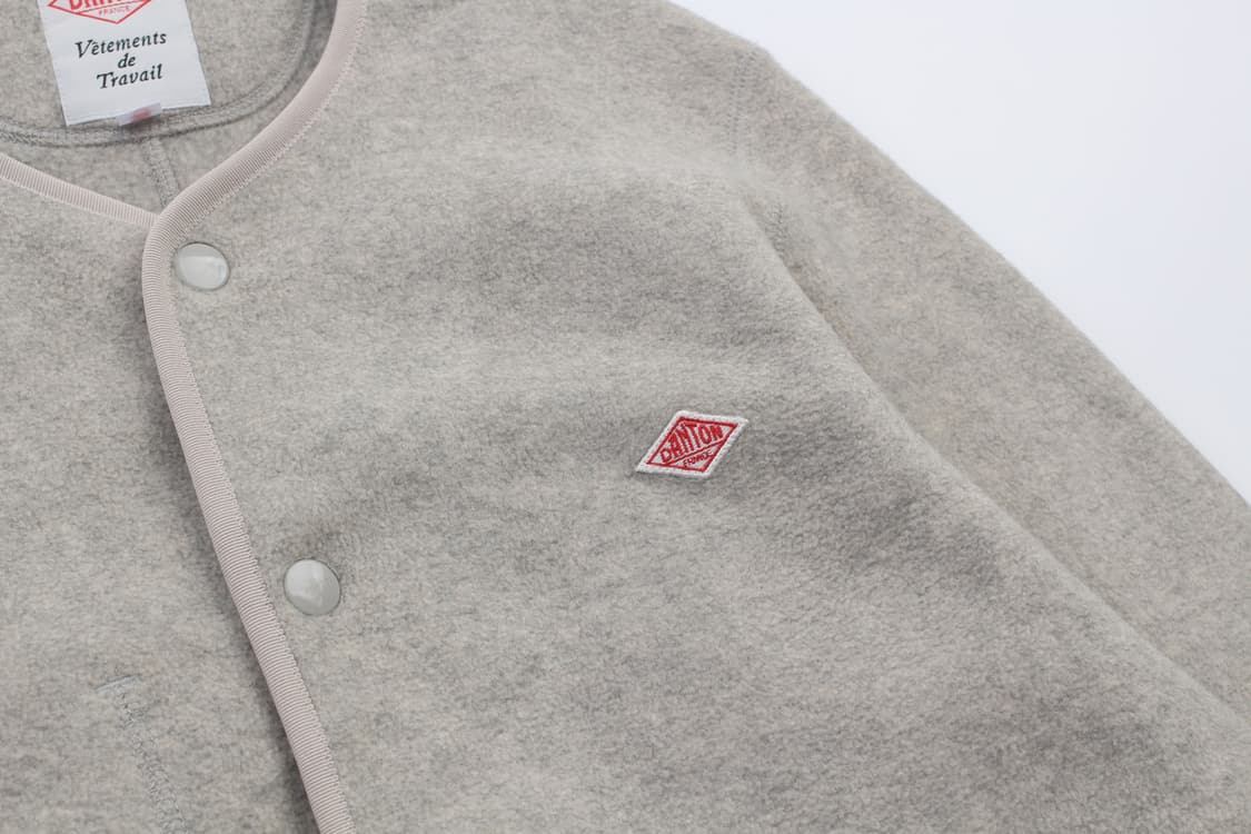 DANTON Fleece Collarless Jacket  상품이미지5