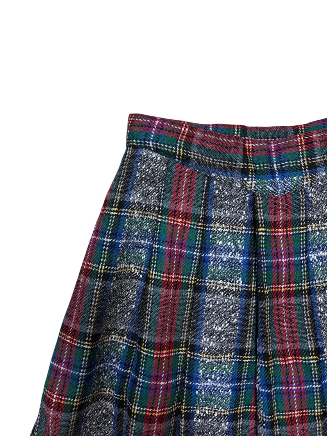 vintage check wool skirts 상품이미지2