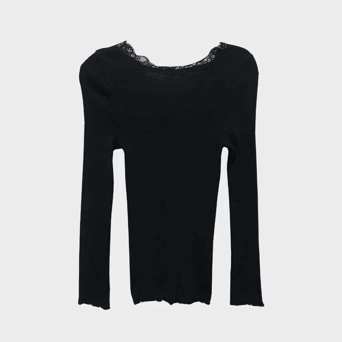 로리즈 팜 레이스 잔골지 티셔츠 61881 상품이미지2