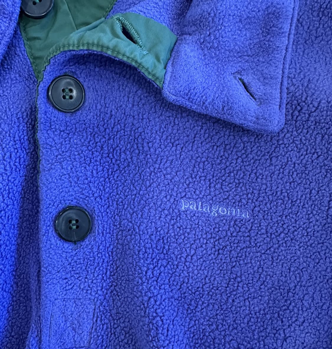 90s (1991) 빈티지 파타고니아 쿼터 버튼업 플리스 (XL) 상품이미지4
