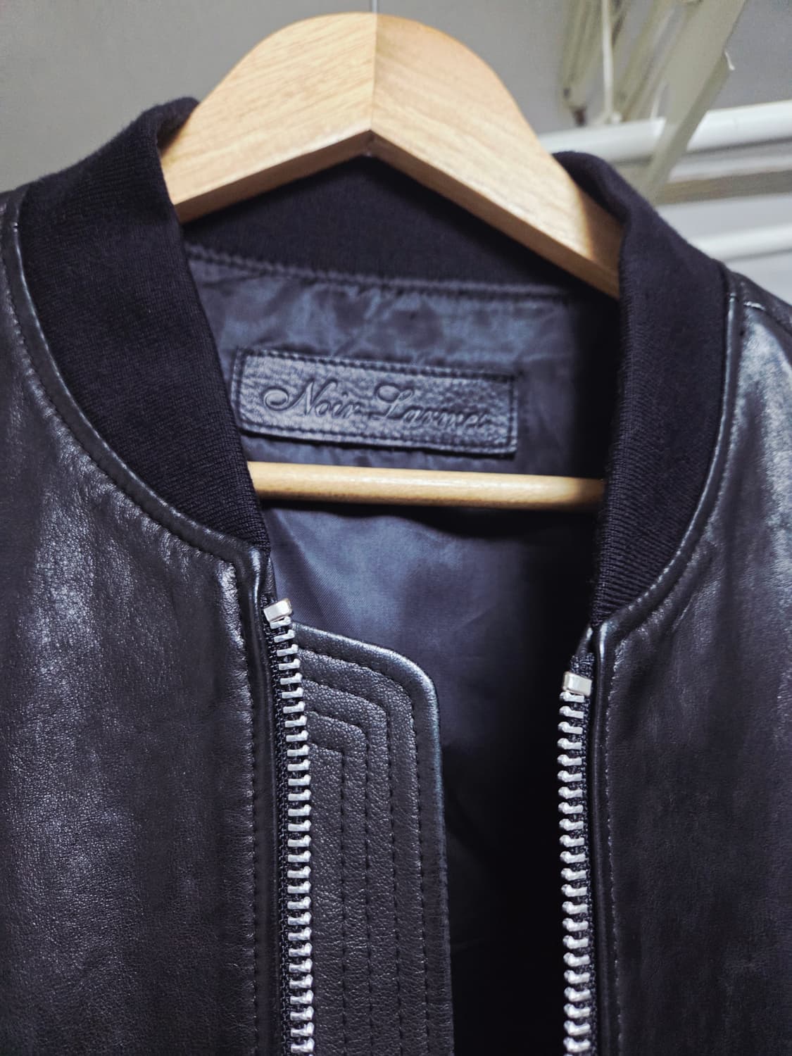느와르라르메스 ma-1 가죽자켓 46 사이즈 상품이미지4