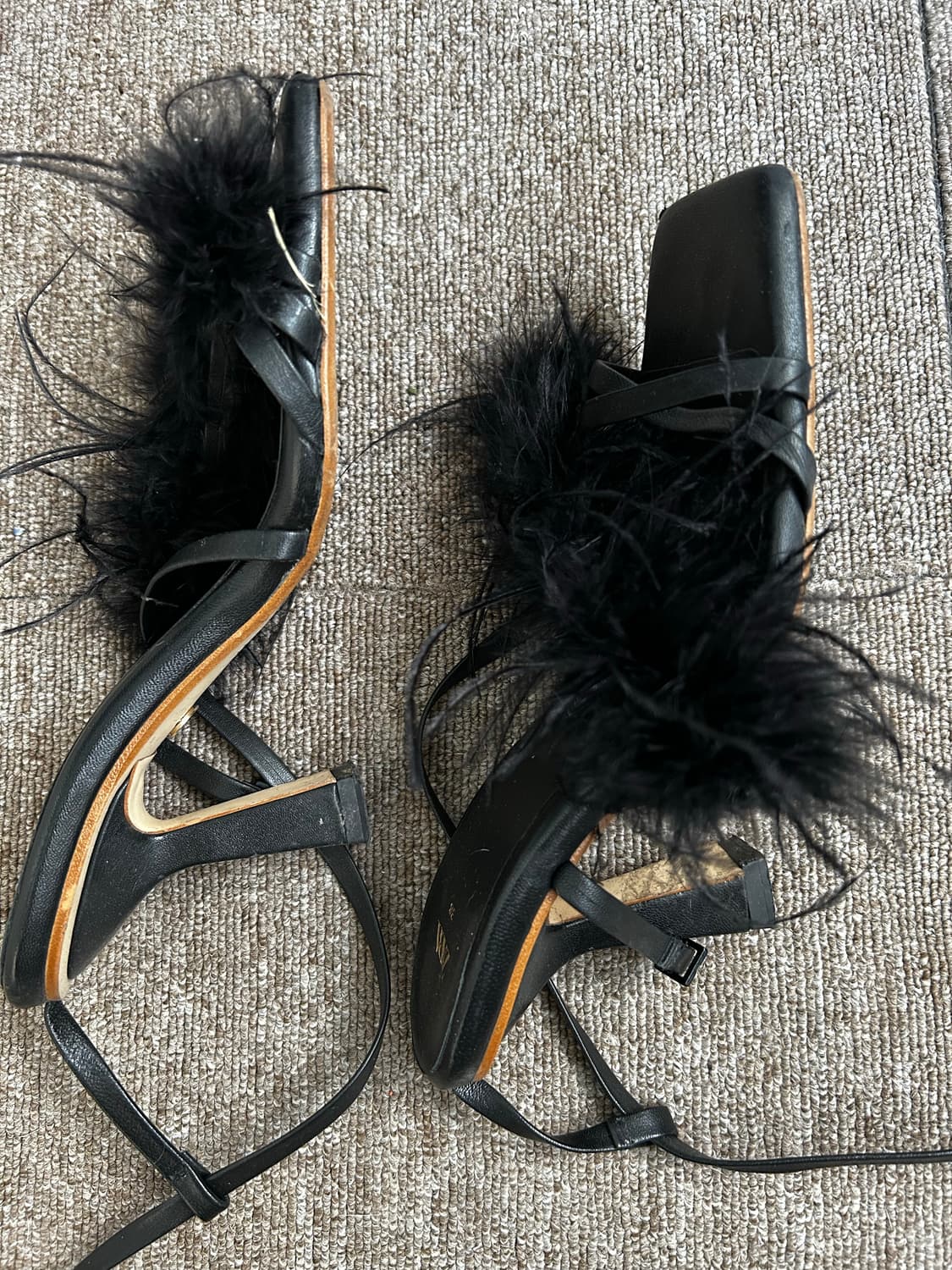 자라 퍼 하이힐 38 상품이미지5