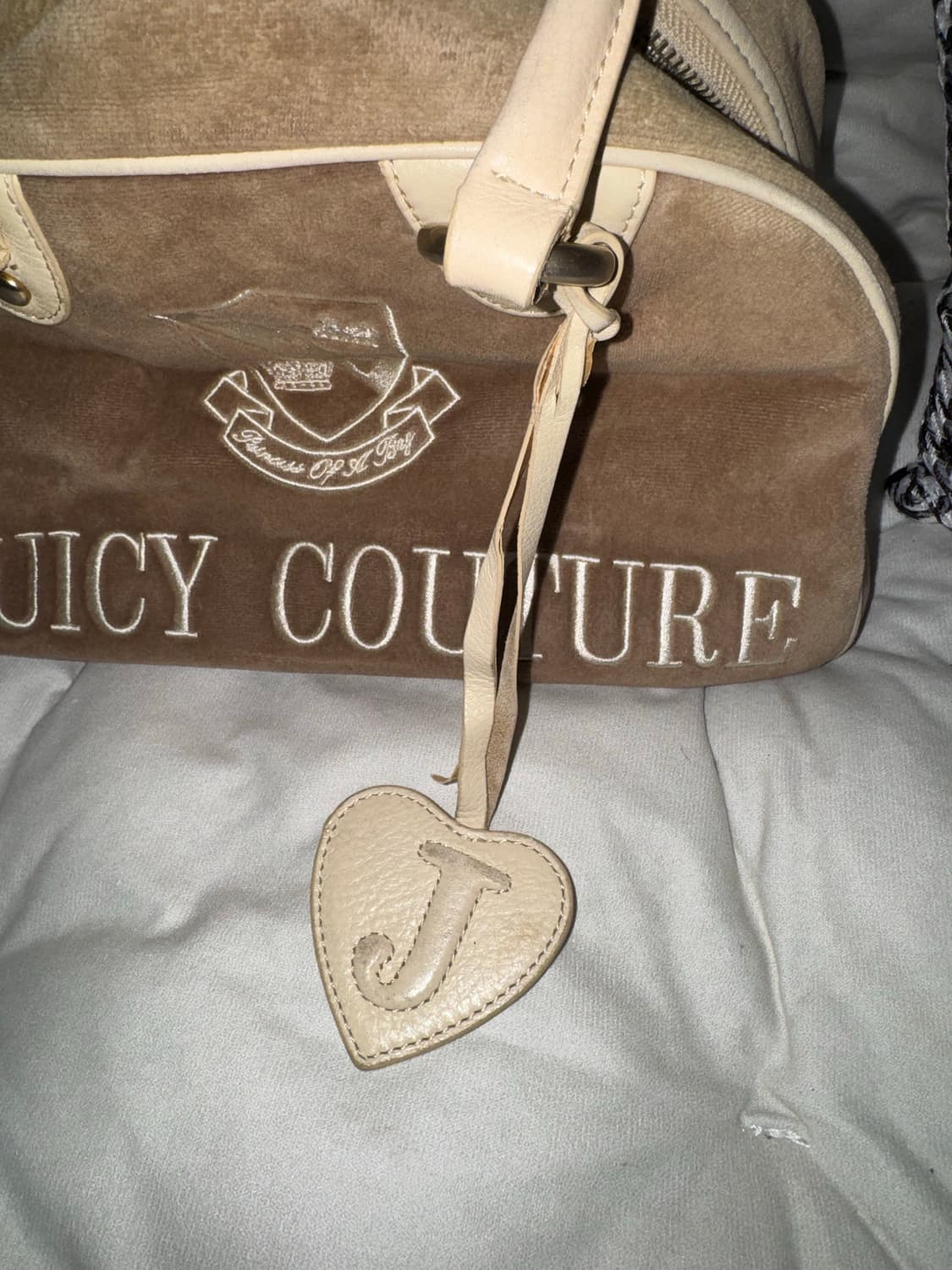 쥬시꾸뛰르 가방 브라운 갸루 상품이미지4