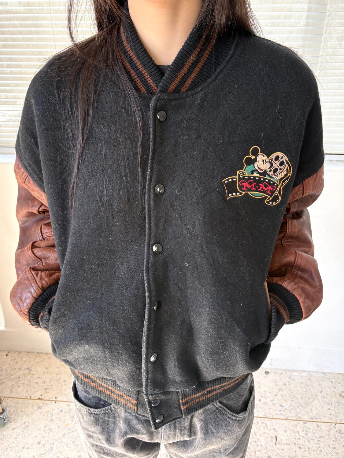 MADE IN USA 🇺🇸  디즈니 바시티 자켓 상품이미지4