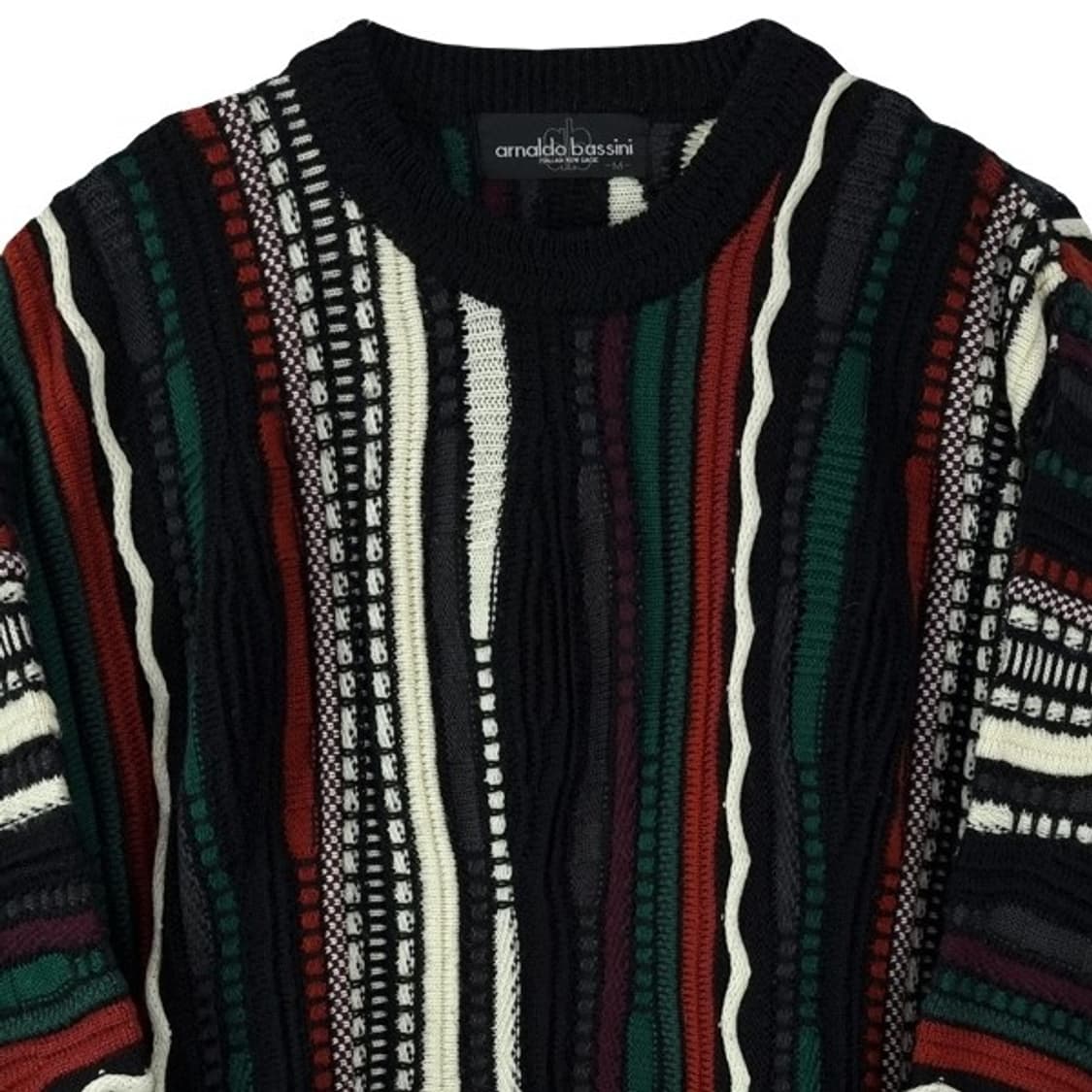 [빈티지] 에스닉 패턴 3D 케이블 루즈핏 니트 M19875 상품이미지4