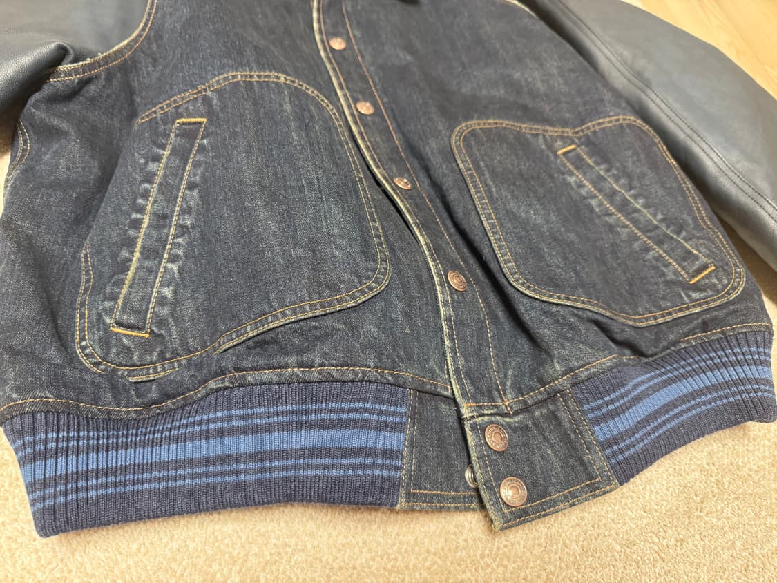 셀린느 테디자켓 코튼데님 XL(사이즈구하기힘듭니다) 상품이미지3