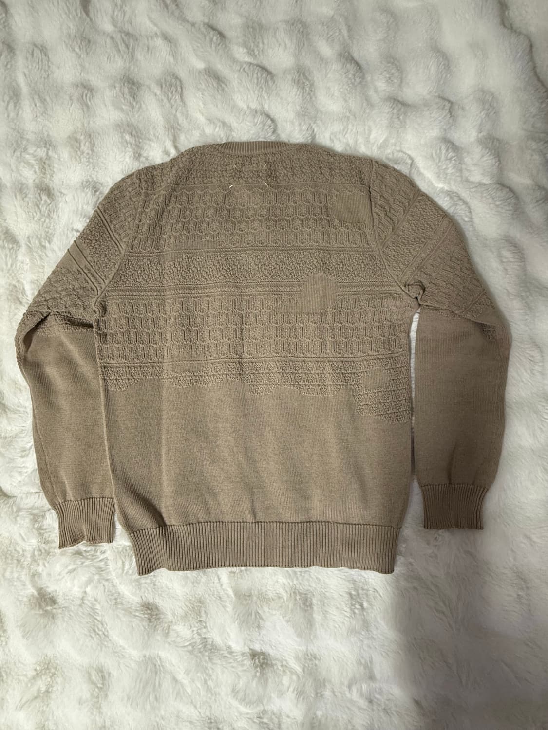 [L] 메종 마르지엘라 2014 10번 브이넥 니트 베이지 상품이미지3