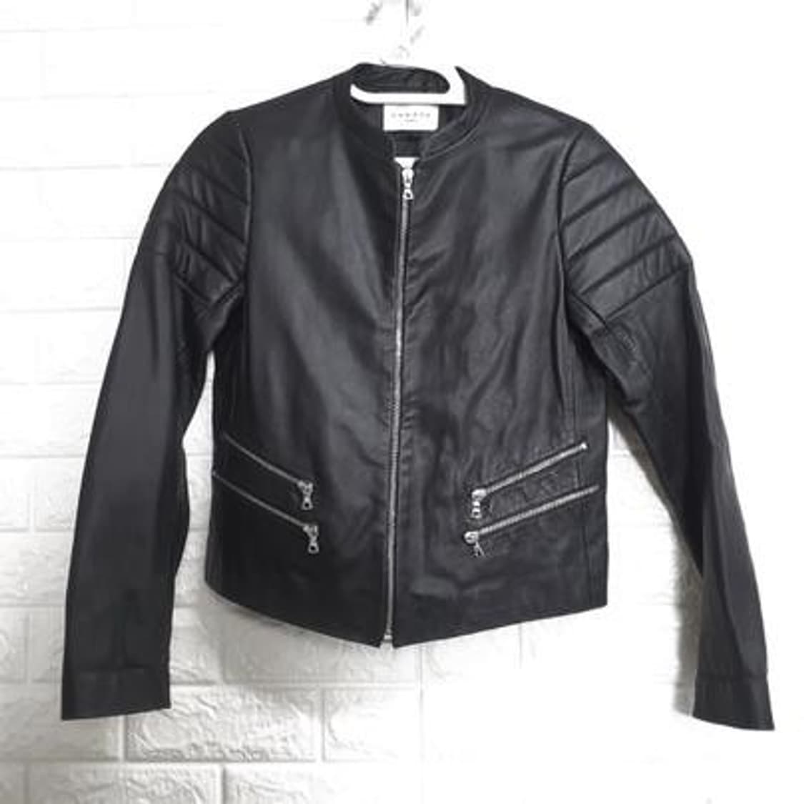 산드로 양가죽 자켓 (S) 상품이미지1