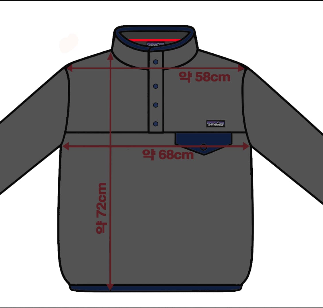 파타고니아 라이트웨이트 신칠라 플리스 풀오버 니켈 XL사이즈 상품이미지6