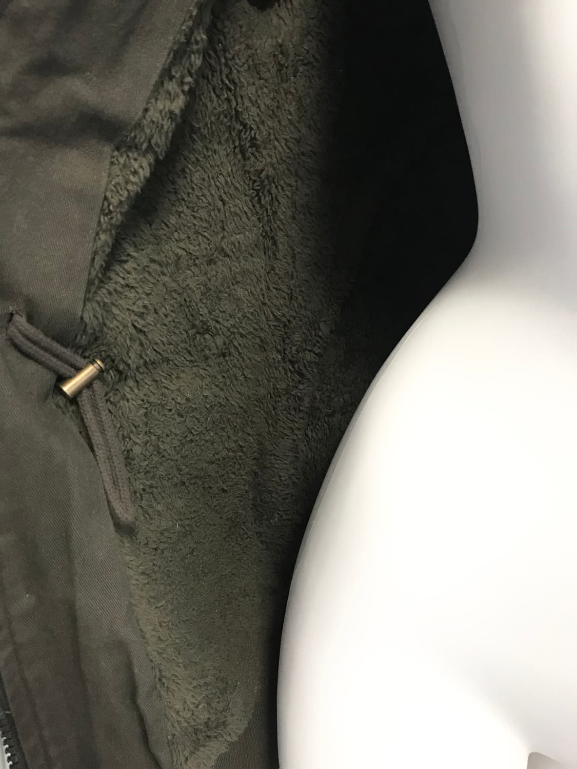 빈티지 00s y2k 라쿤퍼 후드 포켓 야상 점퍼 자켓 상품이미지8