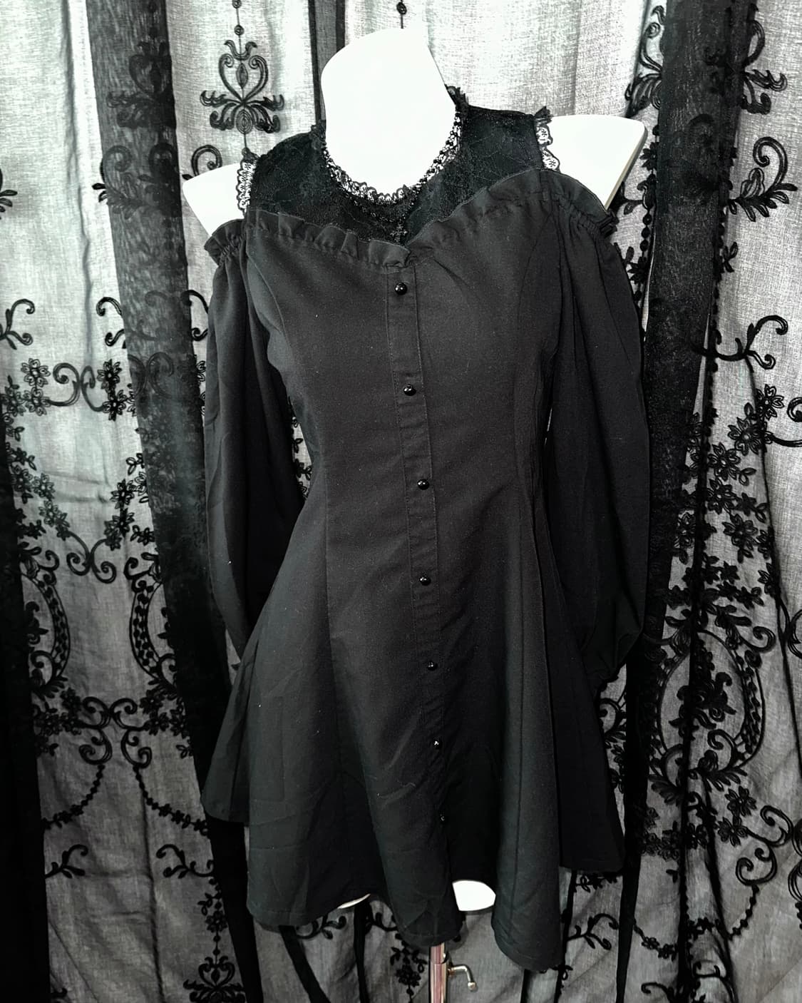 lace black dress 상품이미지1