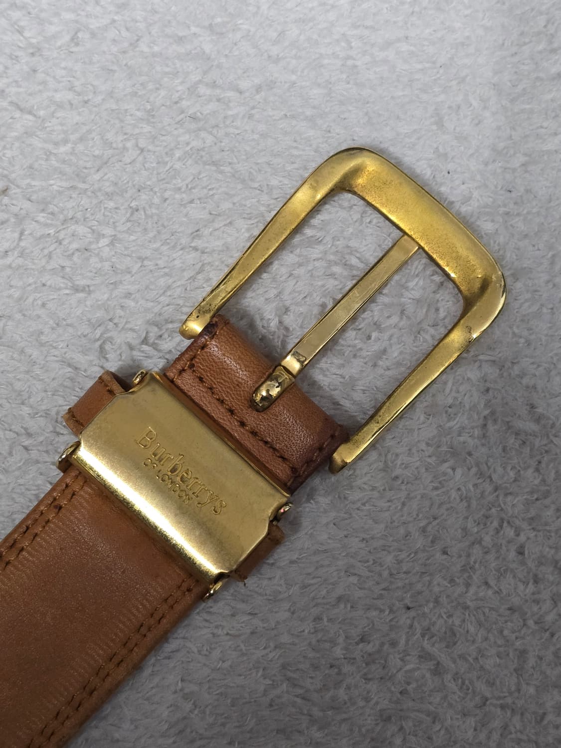 Burberry 버버리 노바체크 여성 가죽 금장 벨트 상품이미지4