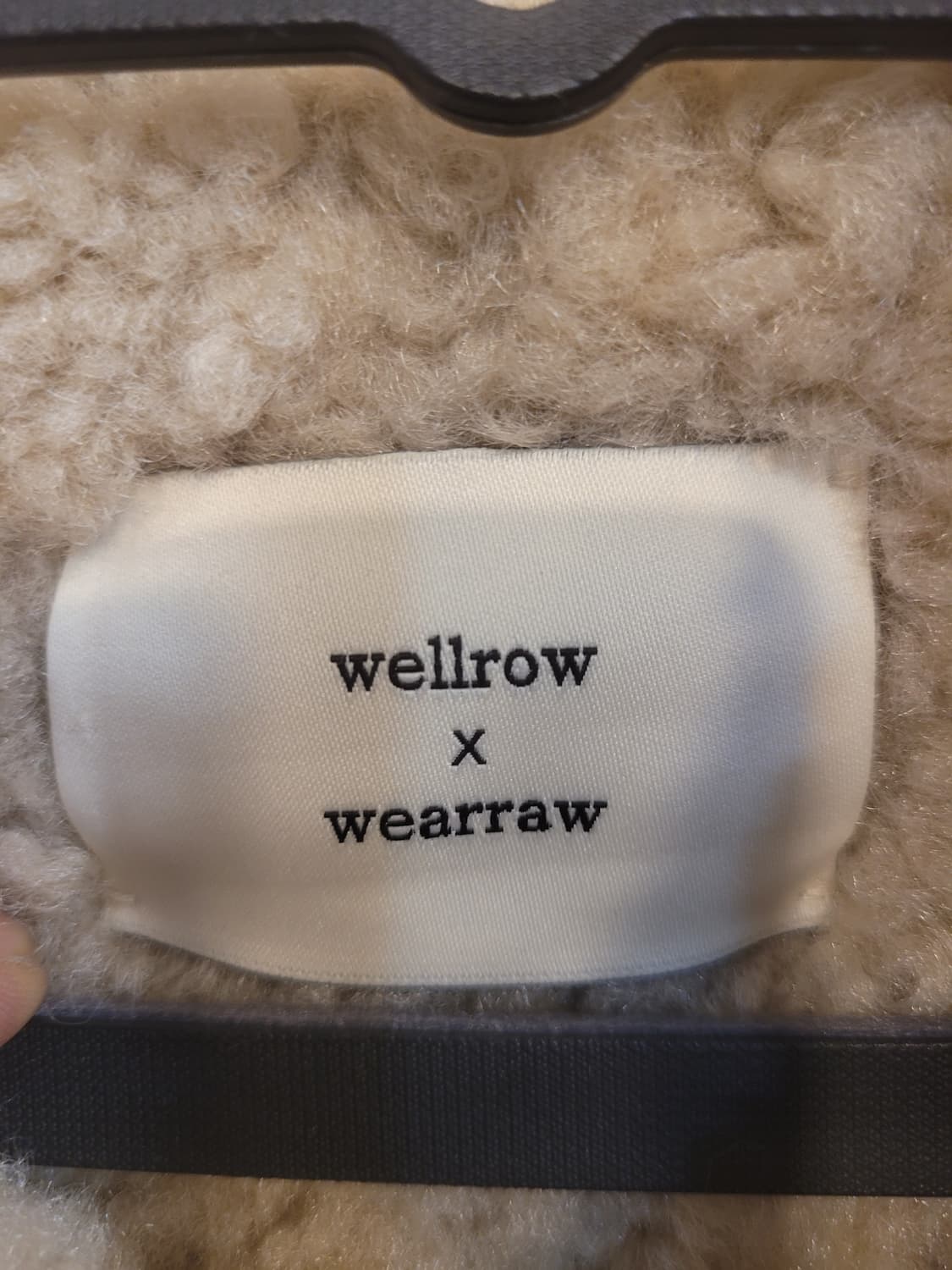 Wellrow x wearraw 무스탕 자켓 상품이미지2