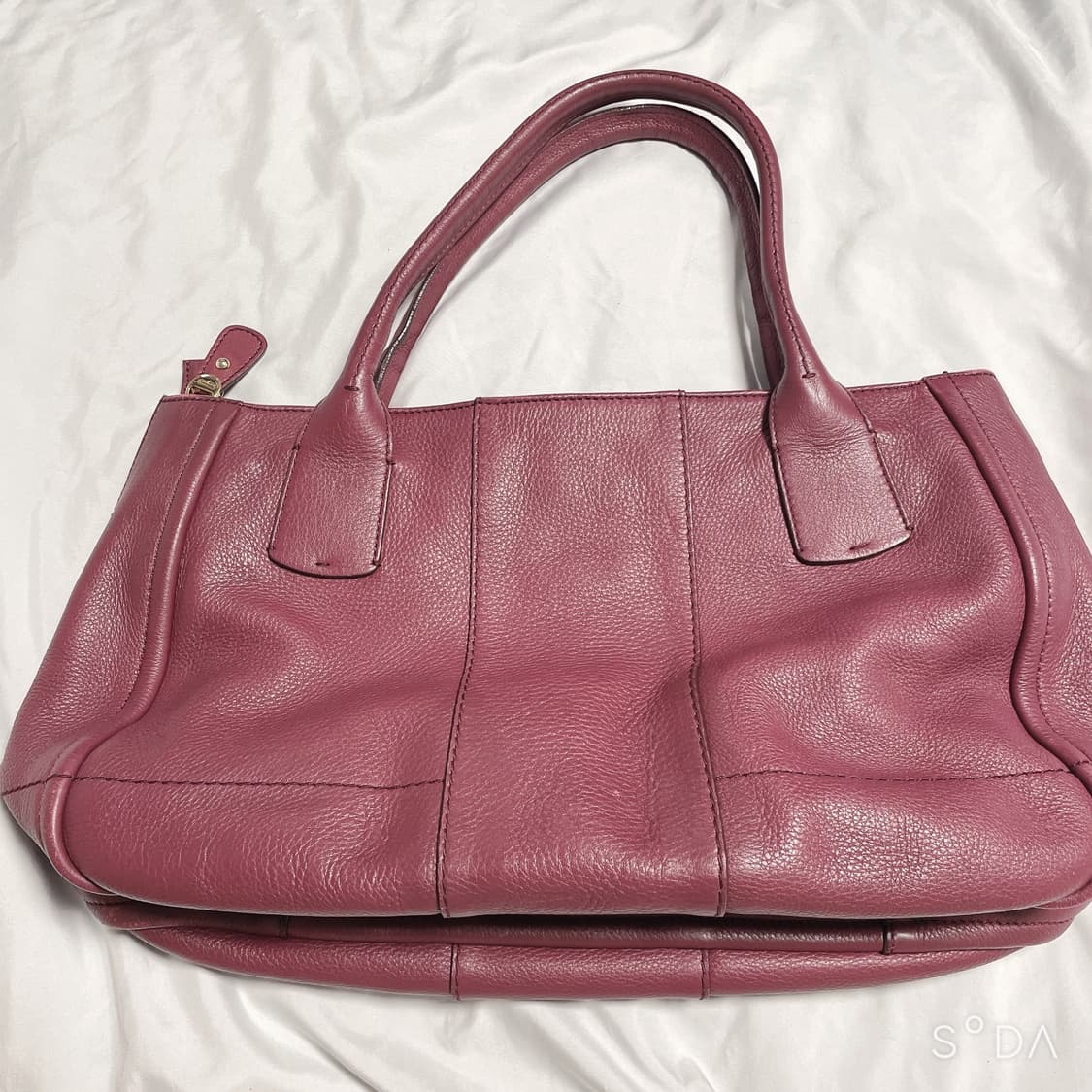 페라가모 간치니 레더 토트백 퍼플(자주) 상품이미지2