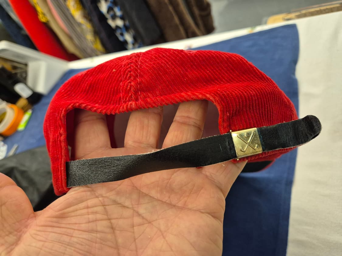 90s USA 올림픽 코듀로이 트러커 캡 상품이미지4