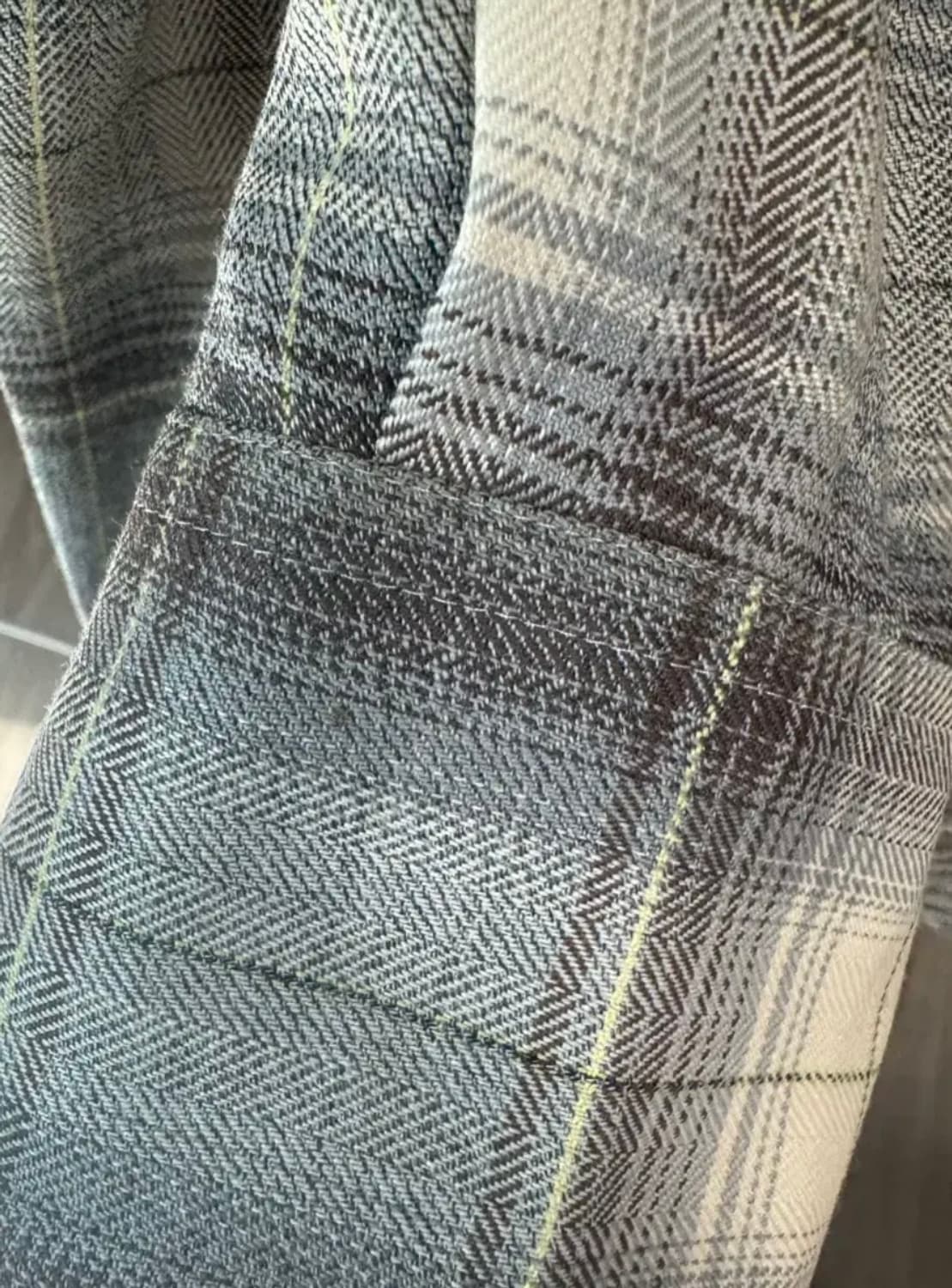 [3] 오라리 22AW 슈퍼라이트 울 체크셔츠 상품이미지2