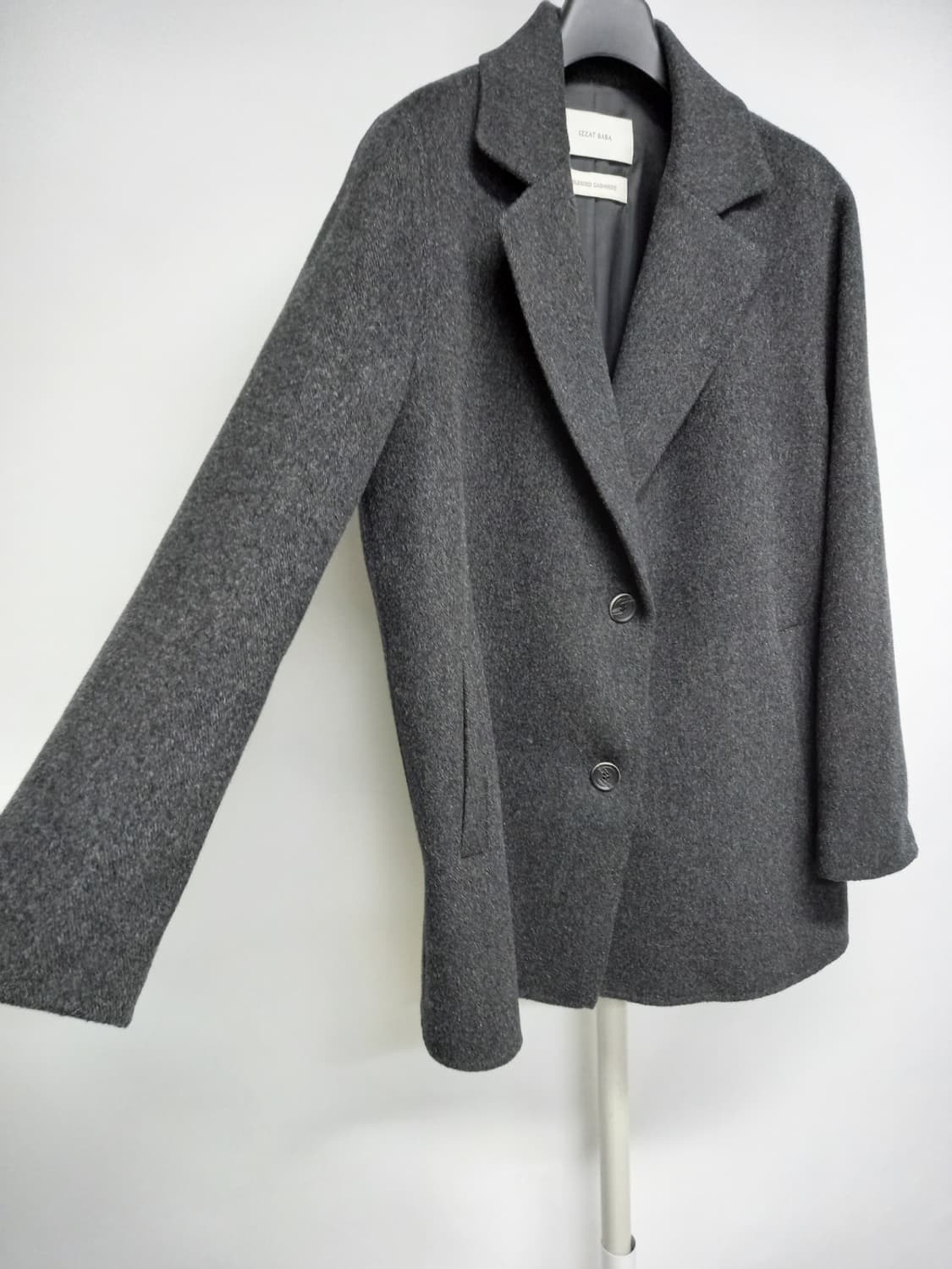 새 아이잗바바 춘추동 캐시미어블랜 루즈박시핏 자켓코트 55-77 상품이미지4