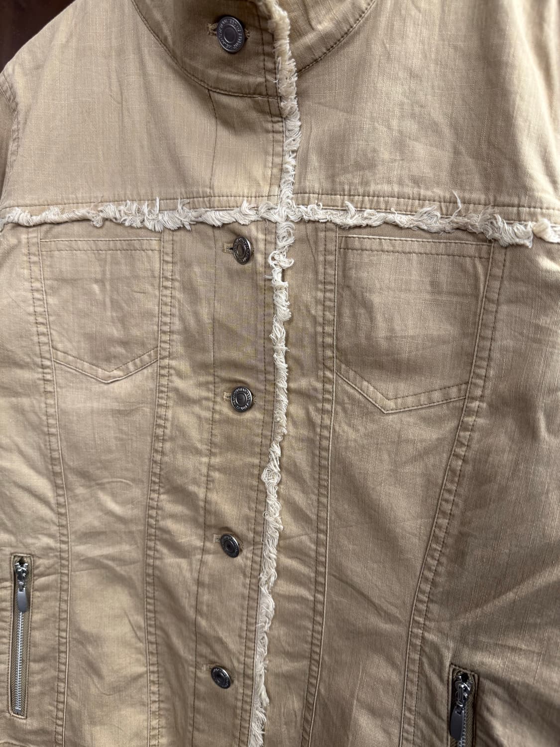 japanese vintage 여성 베이지 자켓 상품이미지2