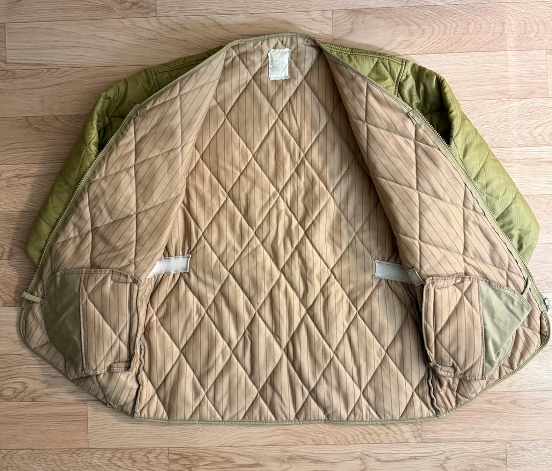 오리지널 한국군 퀼팅 라이너 자켓 / THK 지퍼 / 민트급  상품이미지2