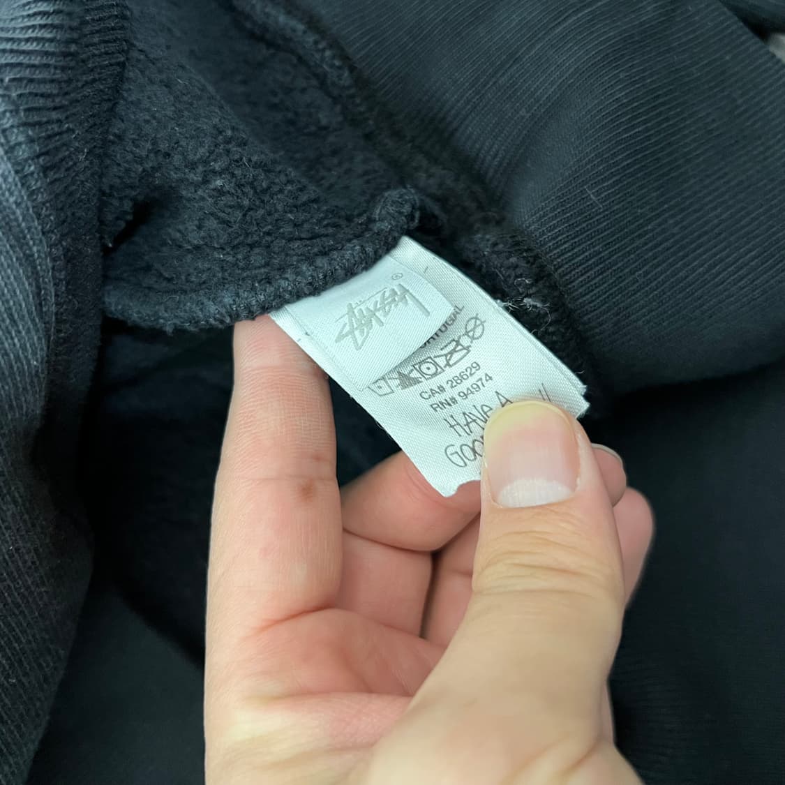 스투시 멀티 베이직 스탁로고 후디 블랙 상품이미지6