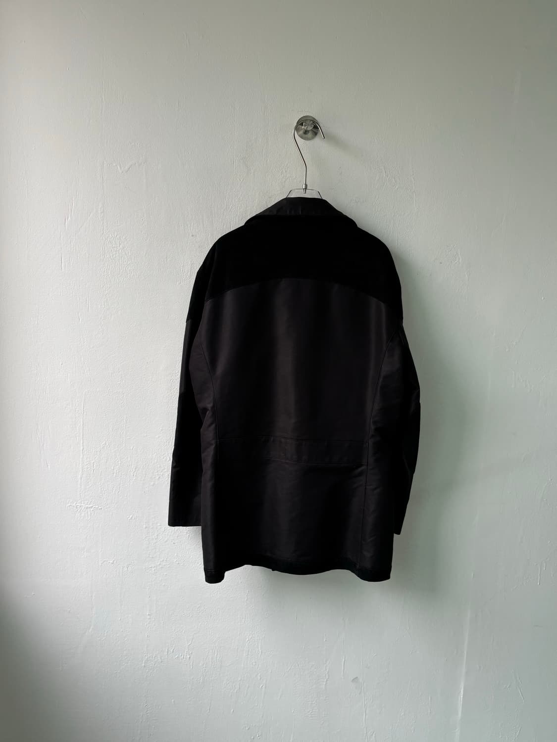 아르마니 익스체인지 스웨이드 코팅 하이넥 코트  상품이미지6