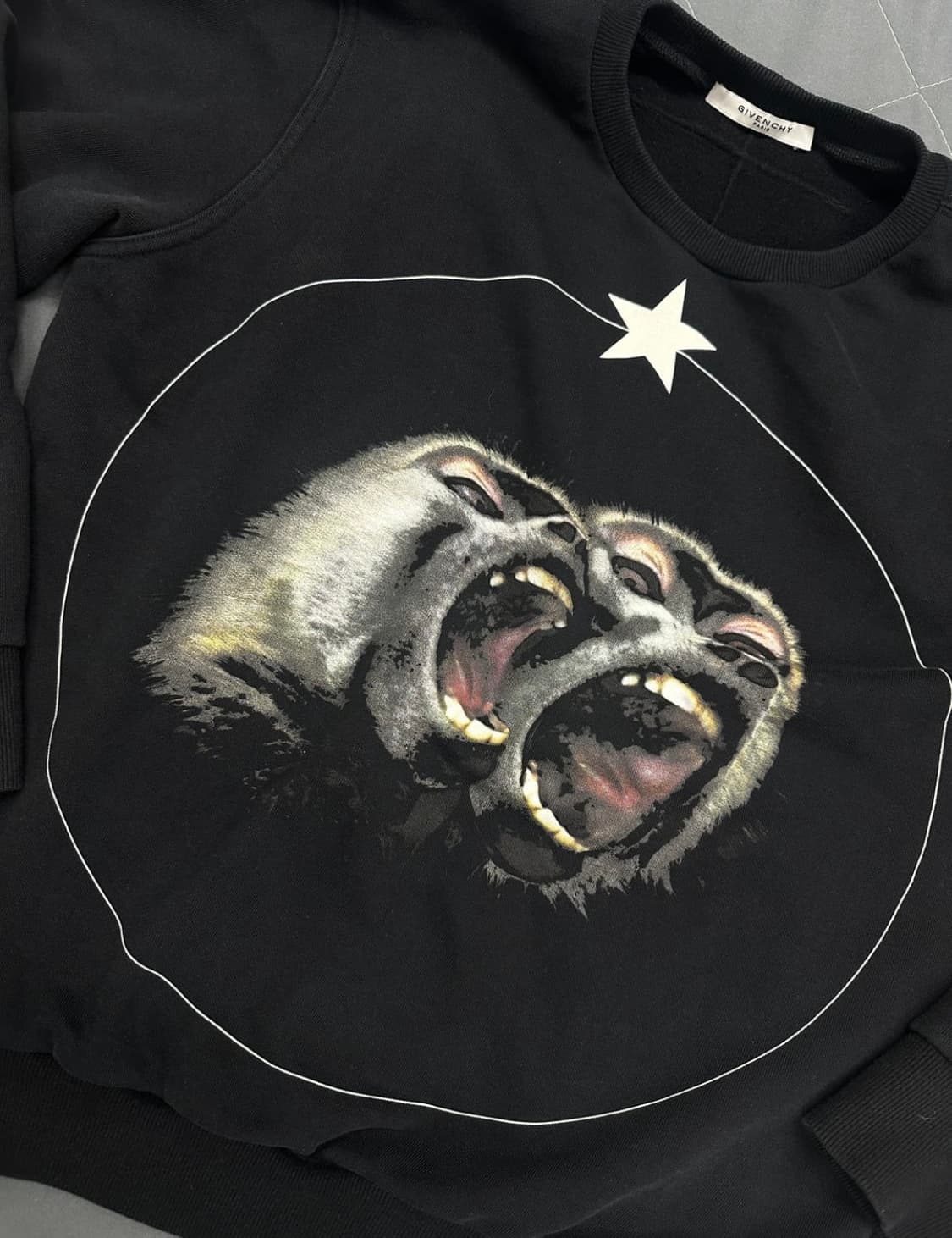 Givenchy 16aw two monkey sweat shirt M 상품이미지5