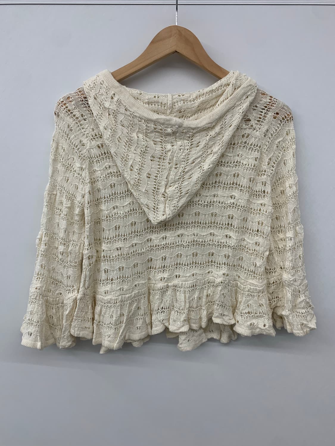 Lest rose 레이스 펀칭 후드집업 상품이미지5