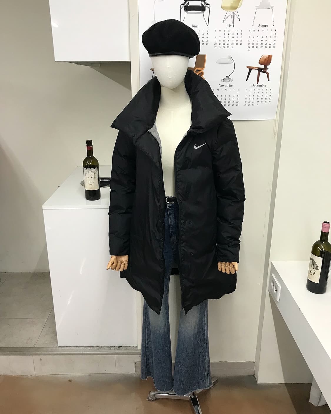 나이키 구스다운 하이넥 롱패딩 상품이미지5