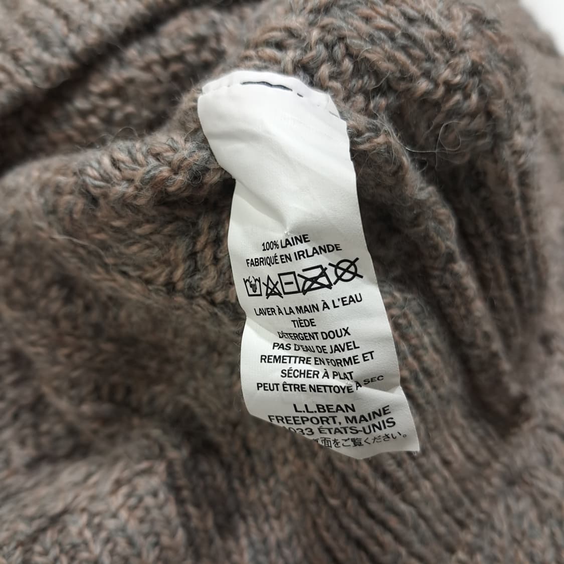 CL067 S 엘엘빈 Made in Ireland 피셔맨 케이블 멜란지 상품이미지5