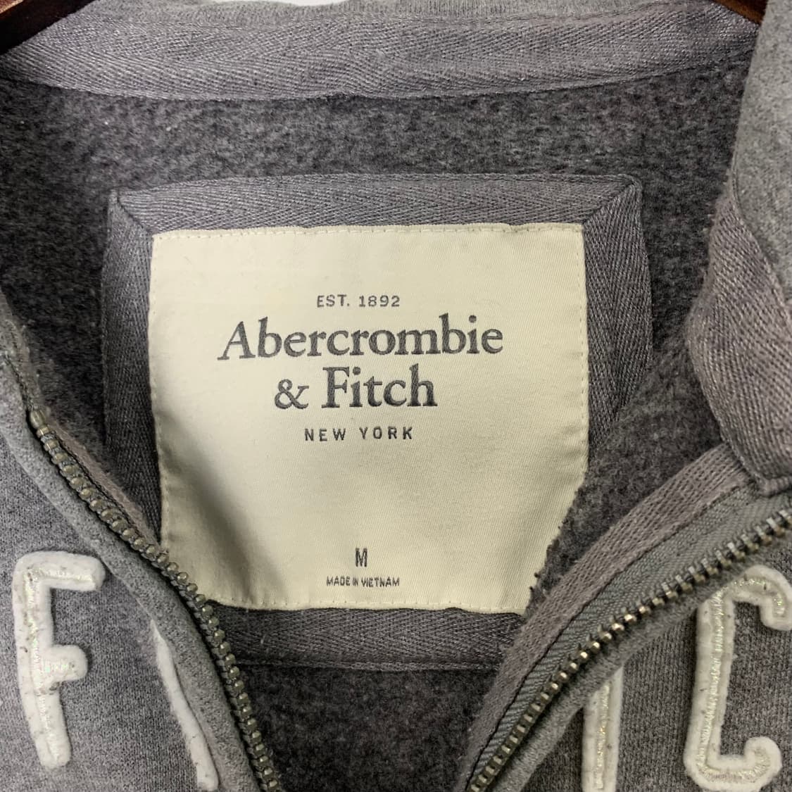 아베크롬비 y2k 와투케 그레이 후드집업 상품이미지6