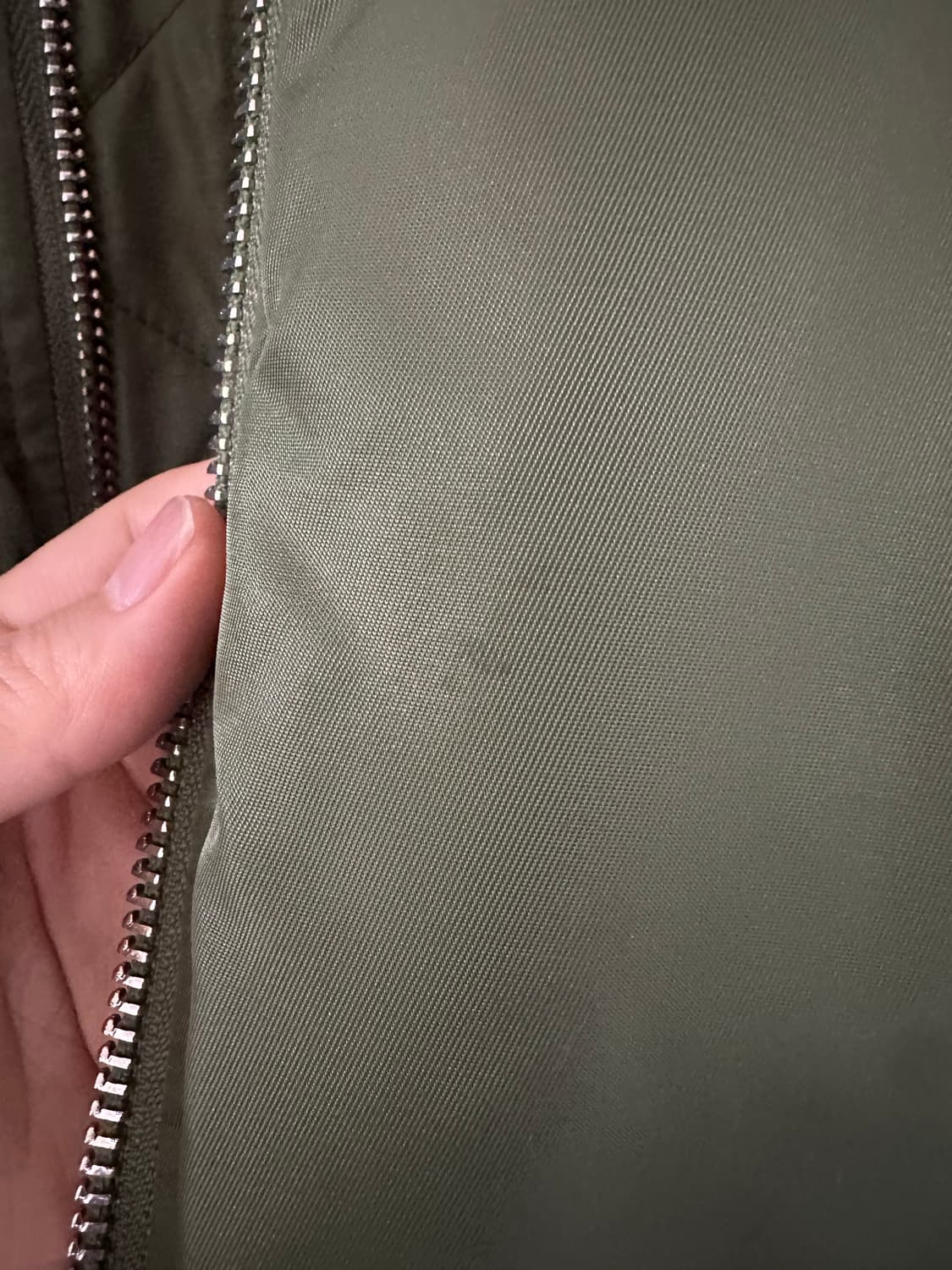 언아웃핏 ma-1 카키 상품이미지3