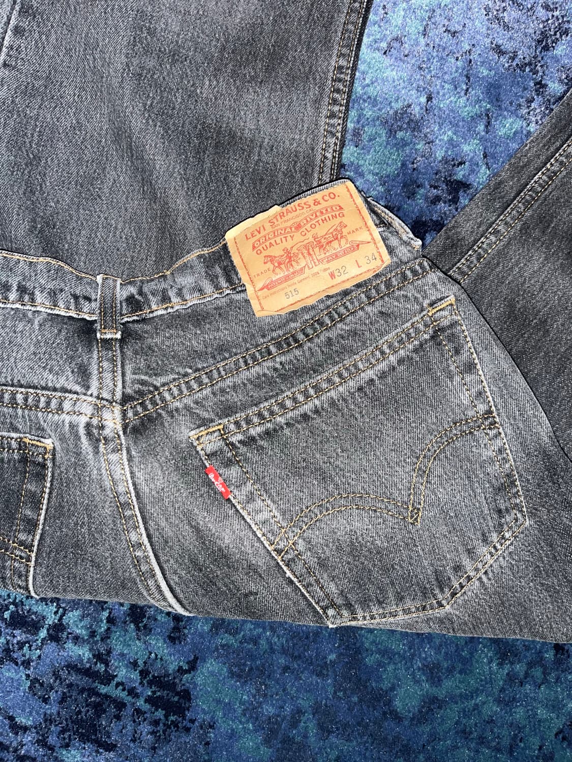 리바이스 흑청 스트레이트 데님 상품이미지2