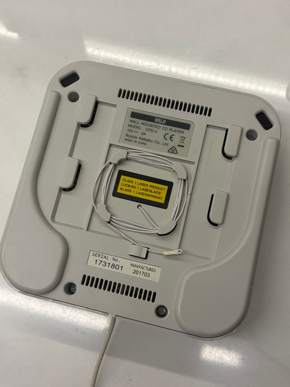 MUJI 무인양품 CD플레이어 및 FM라디오 (풀세트) 상품이미지6