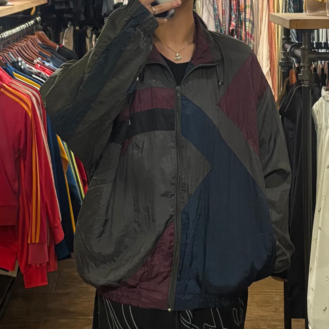 [HI] Nike바람막이 그레이 배색 상품이미지3