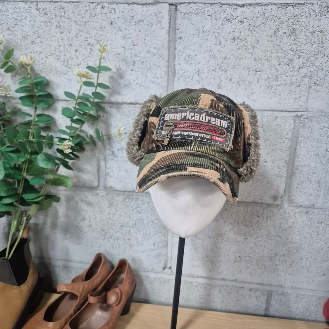 버클리 빈티지 투웨이 트루퍼햇 상품이미지5