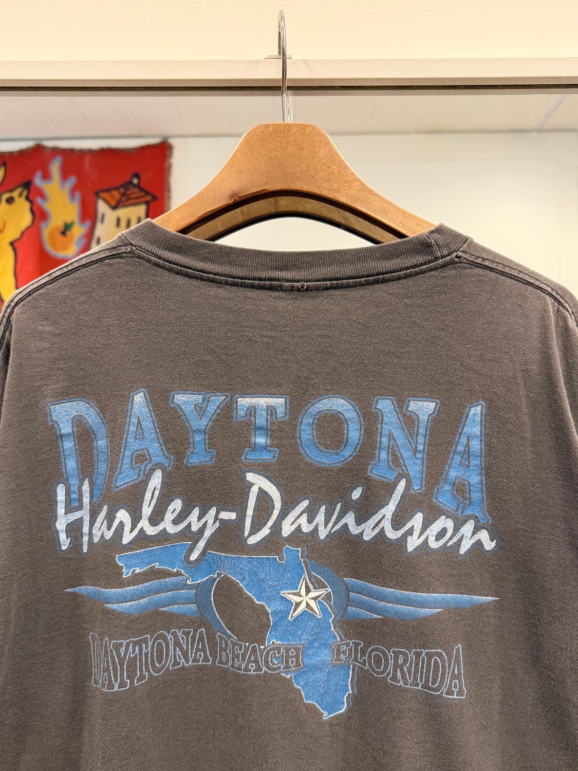 90s Harley-Davidson 할리데이비슨 모터사이클 페이딩 티셔츠 상품이미지5