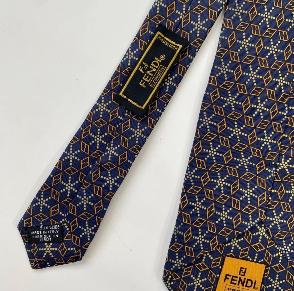 펜디 (FENDI) FF 모노그램 정품 명품 넥타이 상품이미지5