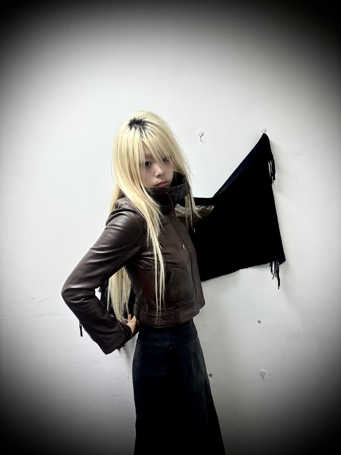 “Vintage” 00’s Rare Design High Neck Sli 상품이미지9