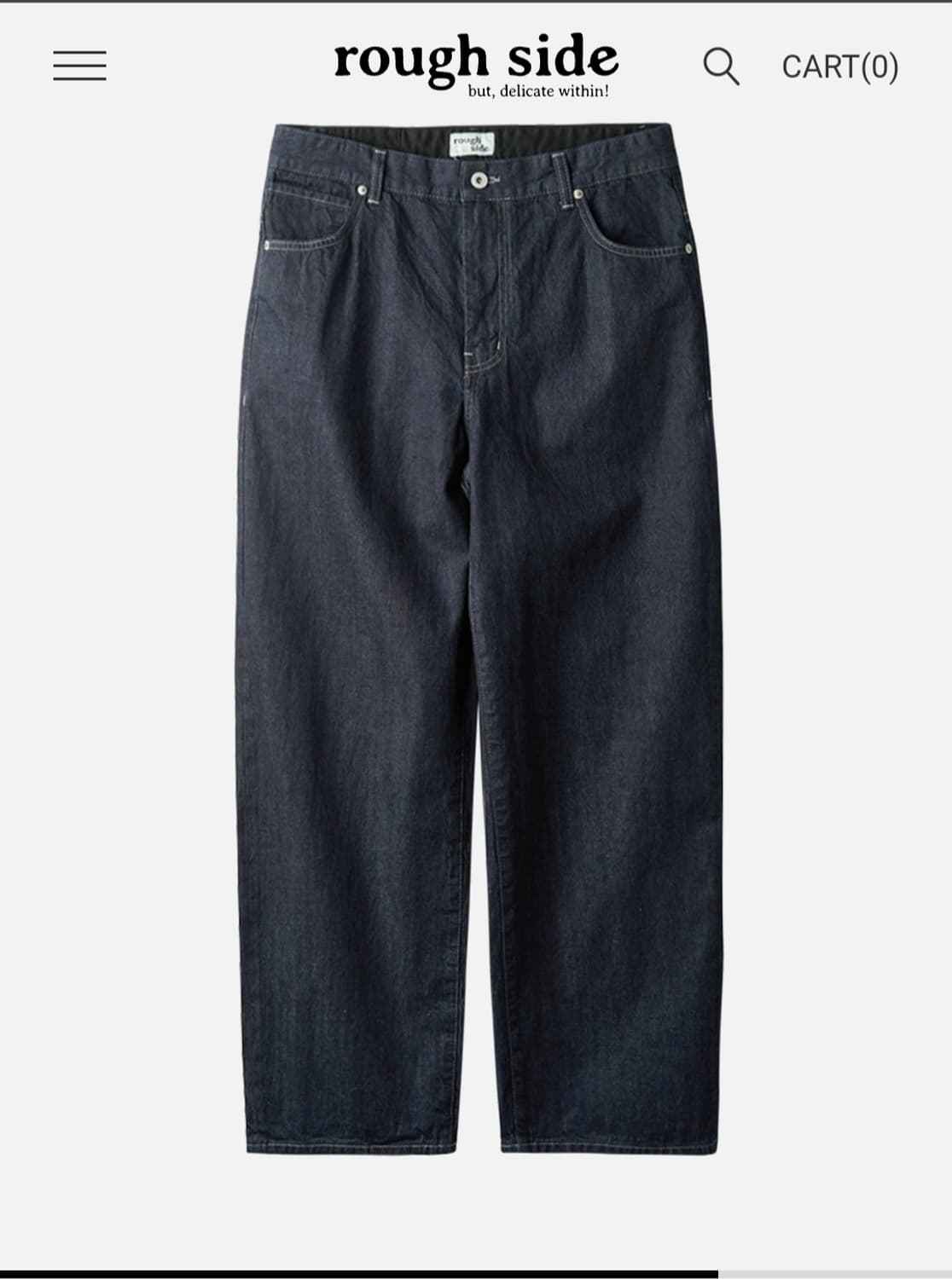 러프사이드 라운지 데님 팬츠 원 워시드 1 상품이미지2