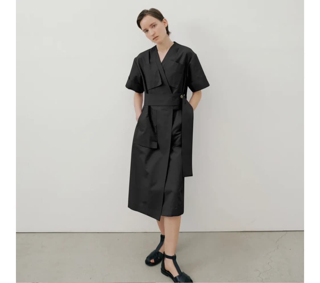 에핑글러 포켓 로브 자켓 블랙 상품이미지4