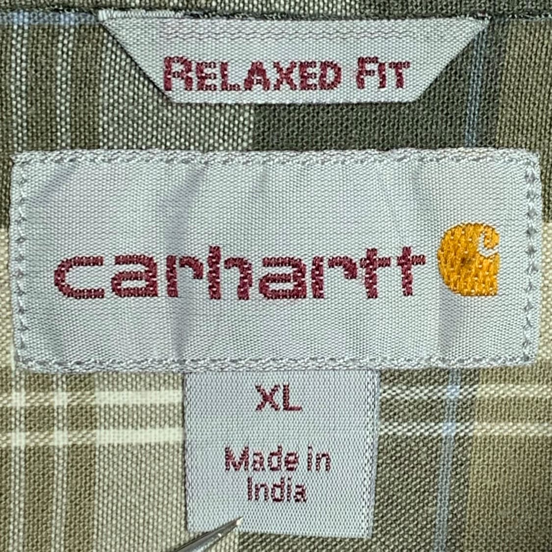 [XL] 칼하트 릴렉스드핏 타탄체크 워크셔츠 상품이미지4