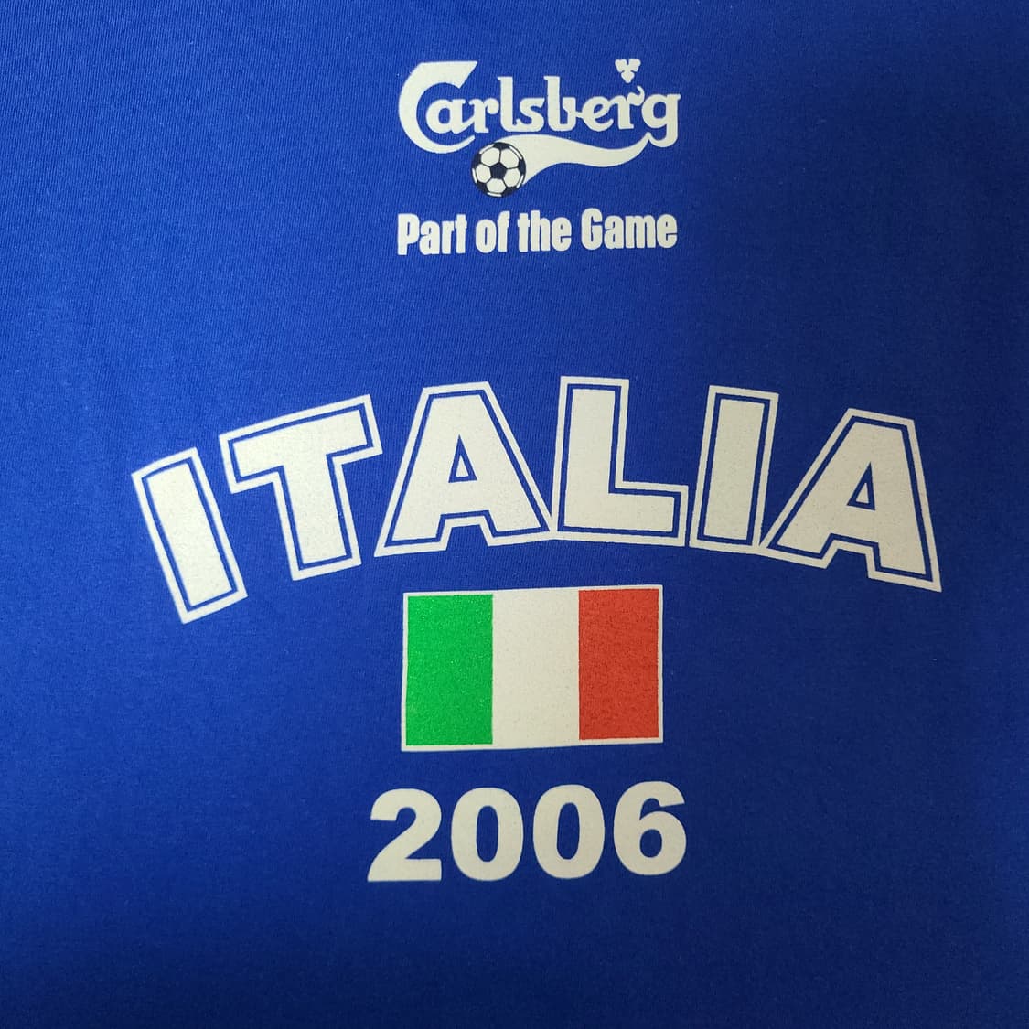 00s 이탈리아 토티 06년 독일 월드컵 칼스버그 빈티지 티셔츠 유니폼 상품이미지4