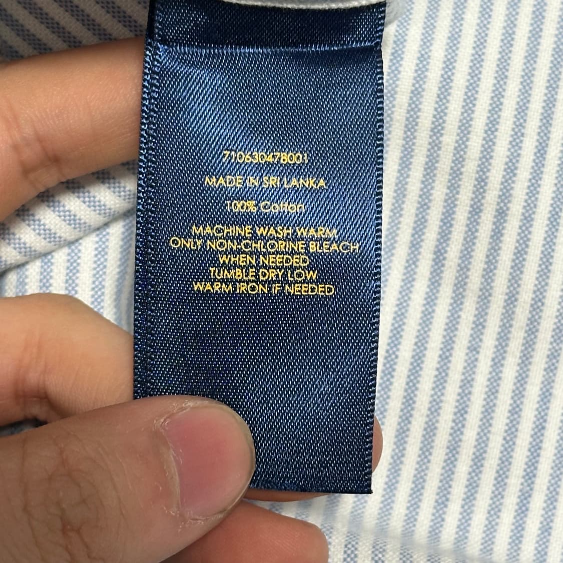 M 폴로랄프로렌 코튼 스트라이프 셔츠 상품이미지5