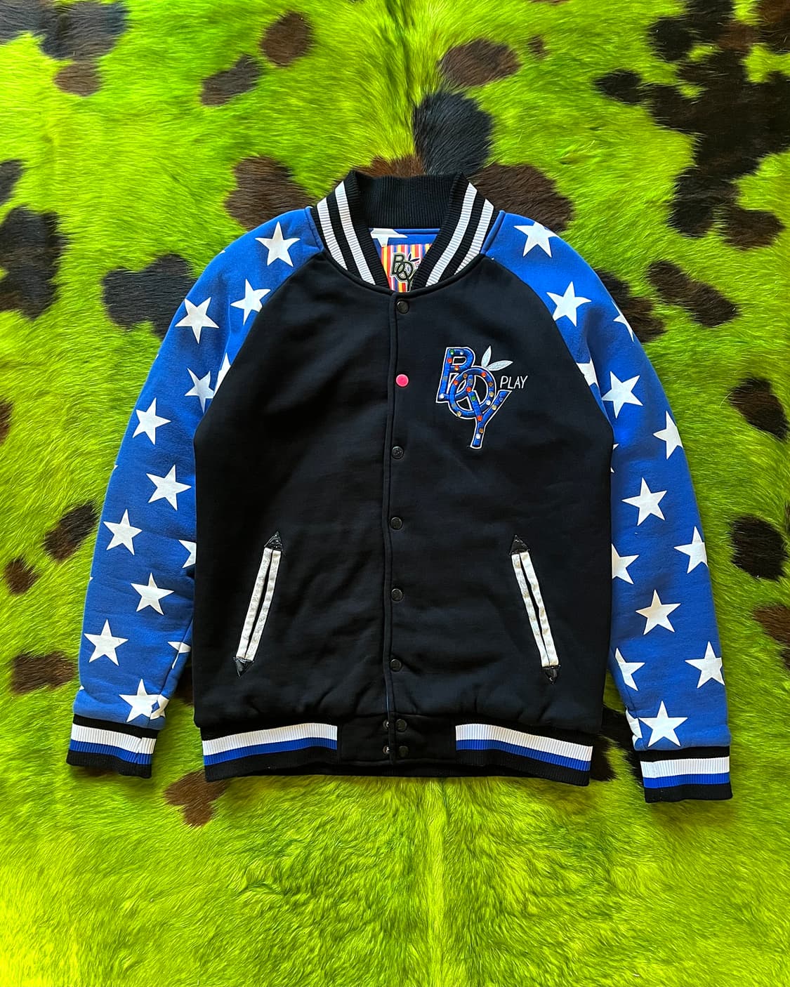 Old PLAYBOY Star Sleeve Cotton Varsity 상품이미지4