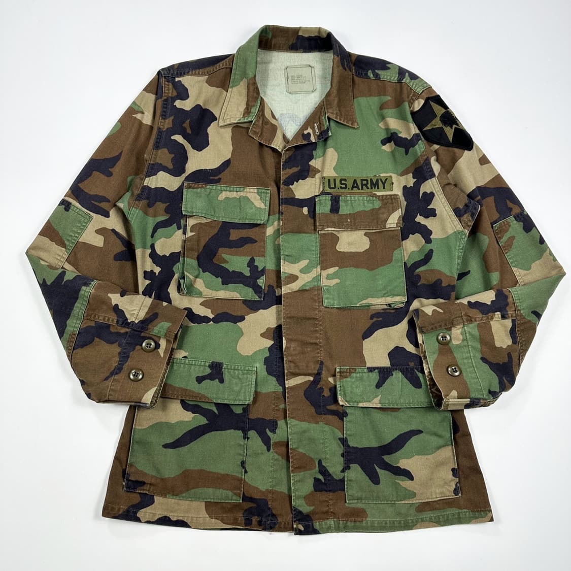 미군 오리지널 US 밀리터리 유틸리티 셔츠 (실측 M) 상품이미지2
