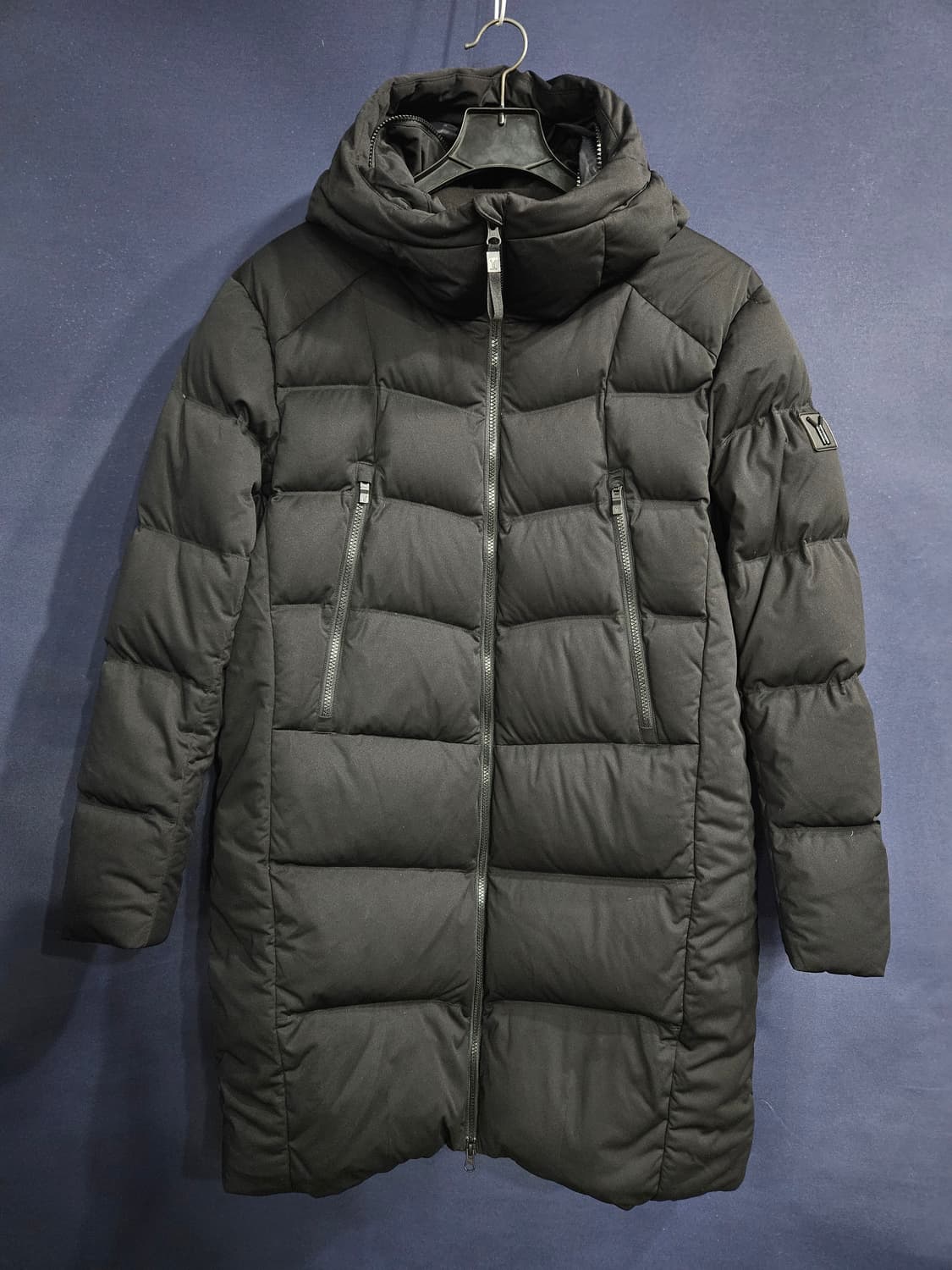 블랙야크 블랙컬러 남성 100 구스다운 롱패딩  상품이미지1