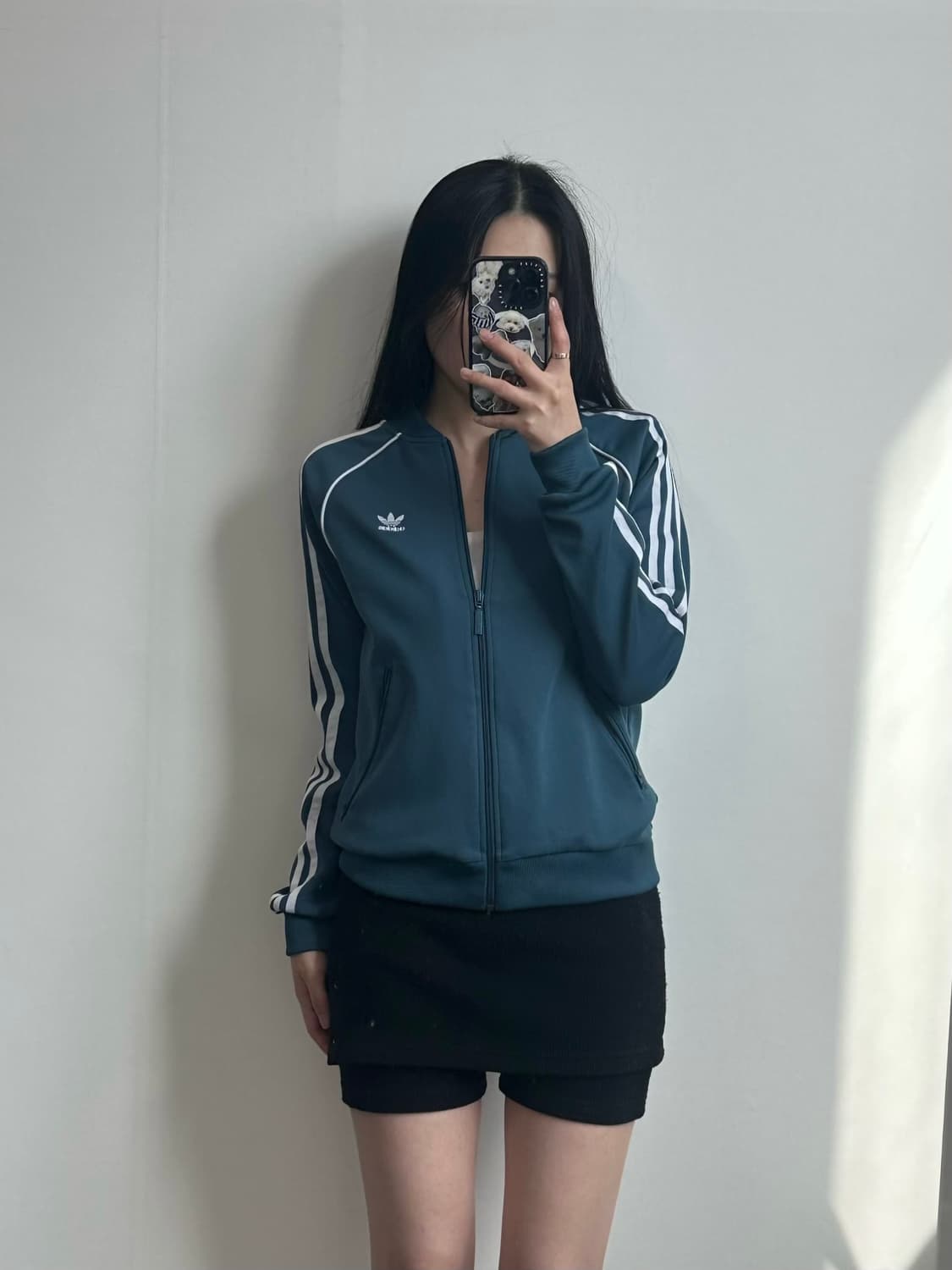 아디다스 슈퍼스타 청록 트랙탑 져지 상품이미지1