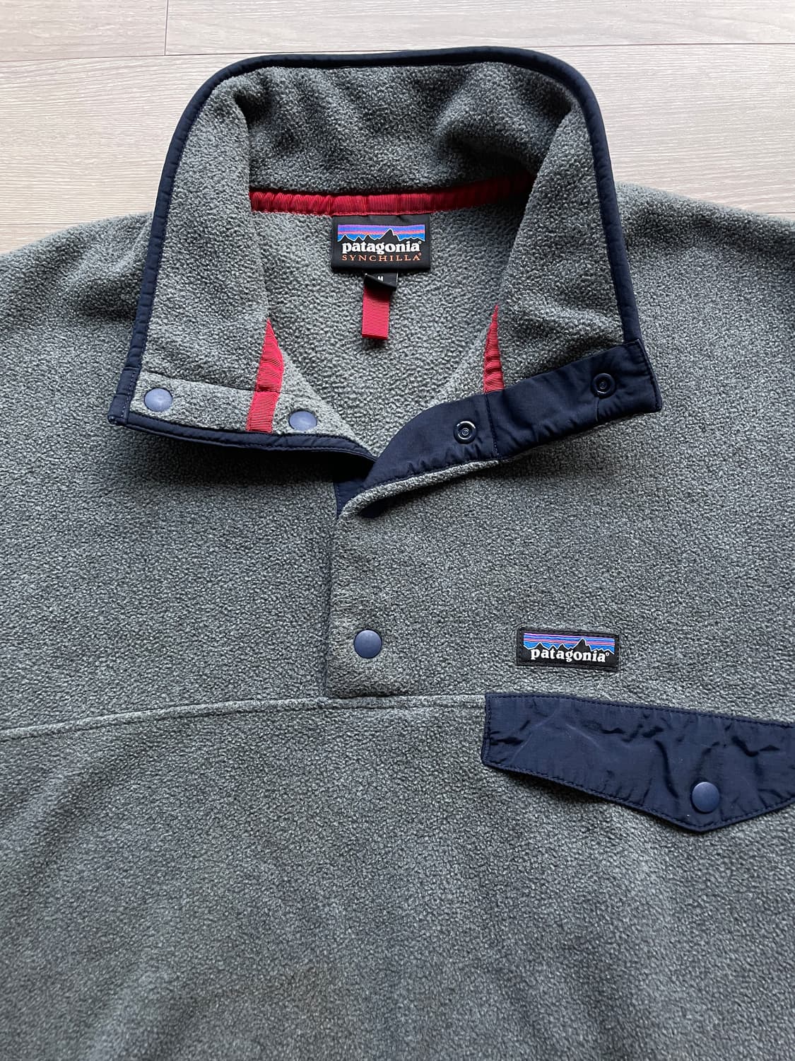 파타고니아 신칠라 니켈 네이비 그레이 플리스 patagonia 상품이미지4