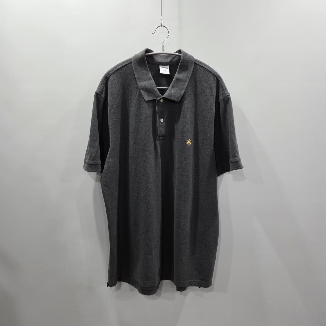 브룩스브라더스 피케 카라 반팔티 다크그레이 XXL 상품이미지1